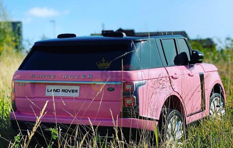 Pink 24V XXL Range Rover MP4 Edition Ride-On Car Fully Loaded with EVA Wheels, Music & Remote