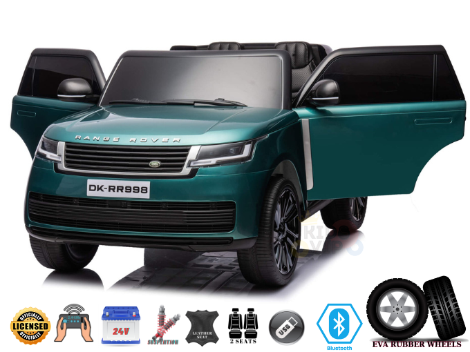 Green Metallic 24V Kids Range Rover: Luxury Ride-On SUV with Premium Features & Parental Control