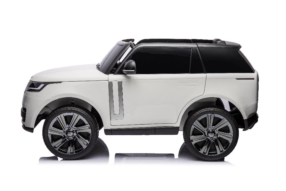 White 24V Kids Range Rover: Luxury Ride-On SUV with Premium Features & Parental Control