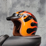 Retro Motorcycle Helmet
