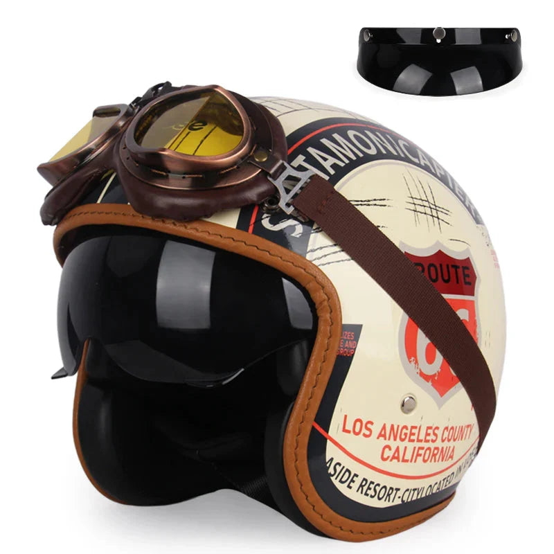 best value open face motorcycle helmet Vintage Motorcycle Helmet Open-Face