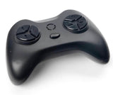 The sleek Remote for 12V Mini Tundra is a minimalist black controller, ideal for ride-on cars. It includes two pads labeled S and P, plus a central button, enhancing performance without the need for traditional buttons.