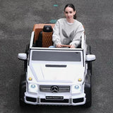 24V 200W Kids Mercedes-Benz Maybach 2-Seater Ride-On SUV with Air-Filled Rubber Tires, Music, Remote