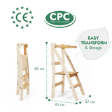 Adjustable Montessori Tower - Kids Step Stool