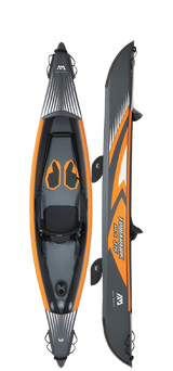 Aqua Marina TOMAHAWK AIR-K 12'4" Inflatable High Pressure Speed Kayak / Canoe