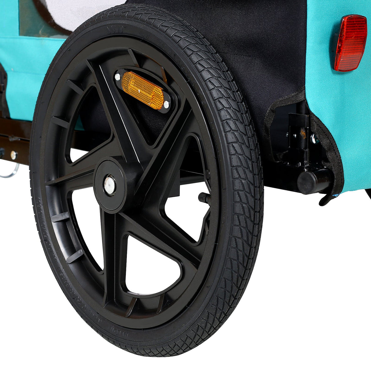 Pet Bike Trailer Dog Cart for Bicycle,Suitable for Small and Medium Pets, Easy Folding Cart Frame, Quick Release Wheel, Non-Slip Floor, Internal Leash