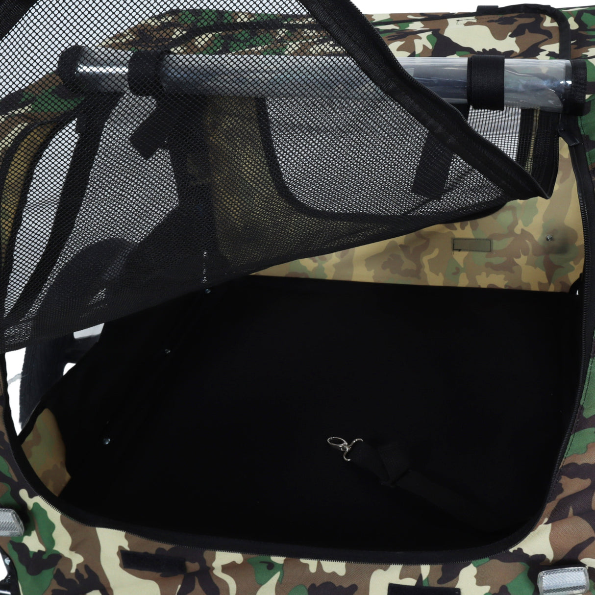 Pet Bike Trailer Dog Cart for Bicycle,Suitable for Small and Medium Pets, Easy Folding Cart Frame, Quick Release Wheel, Non-Slip Floor, Internal Leash