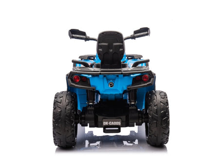 Blue 24V Premium Edition Can-Am Outlander 4WD Ride-On Quad ATV for 2 Kids