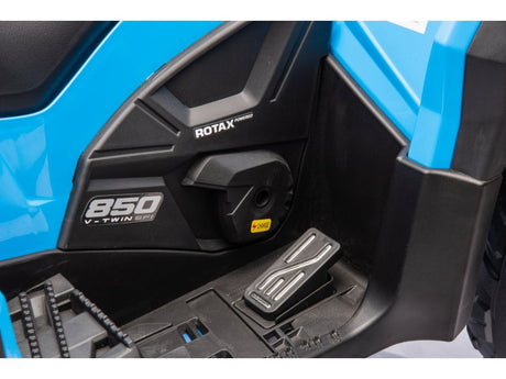 Blue 24V Premium Edition Can-Am Outlander 4WD Ride-On Quad ATV for 2 Kids