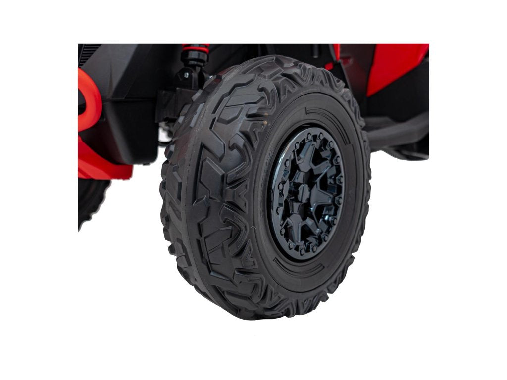 Red 24V Premium Edition Can-Am Renegade 4WD Ride-On Quad ATV for Kids