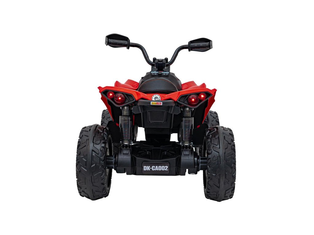 Red 24V Premium Edition Can-Am Renegade 4WD Ride-On Quad ATV for Kids