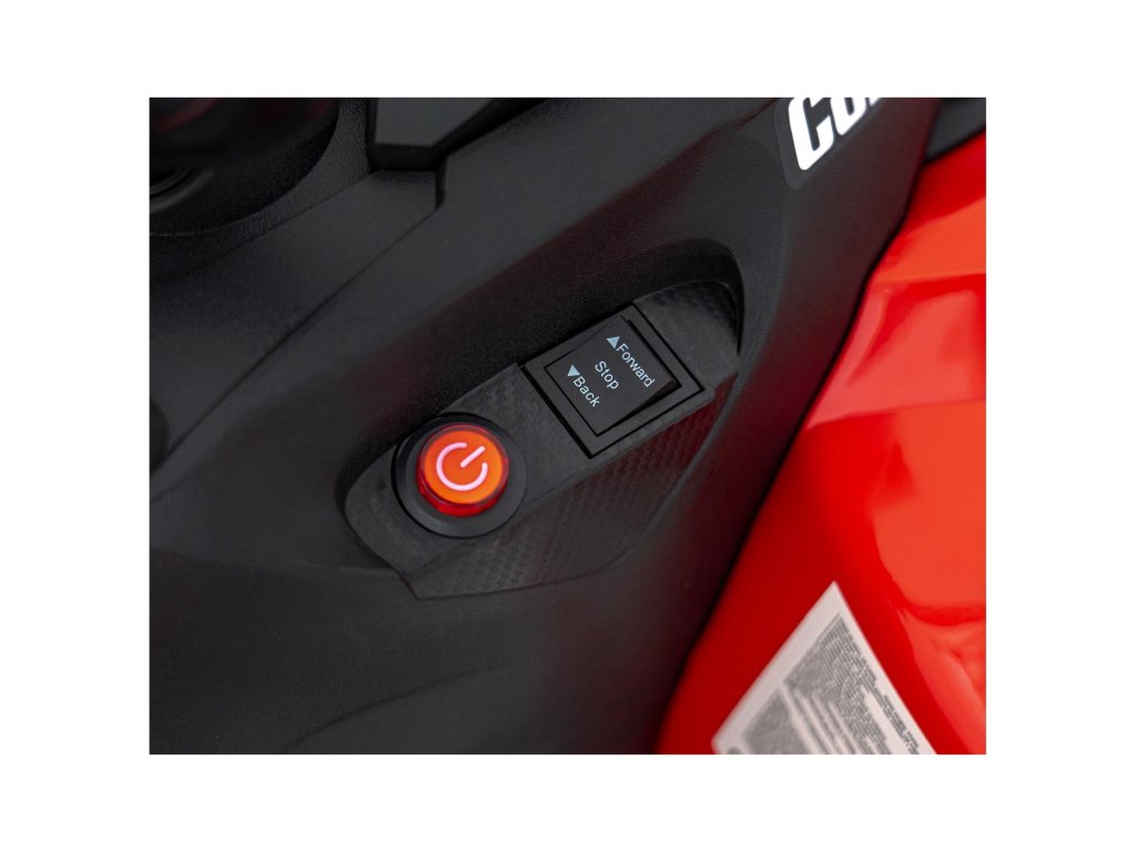 Red 24V Premium Edition Can-Am Renegade 4WD Ride-On Quad ATV for Kids