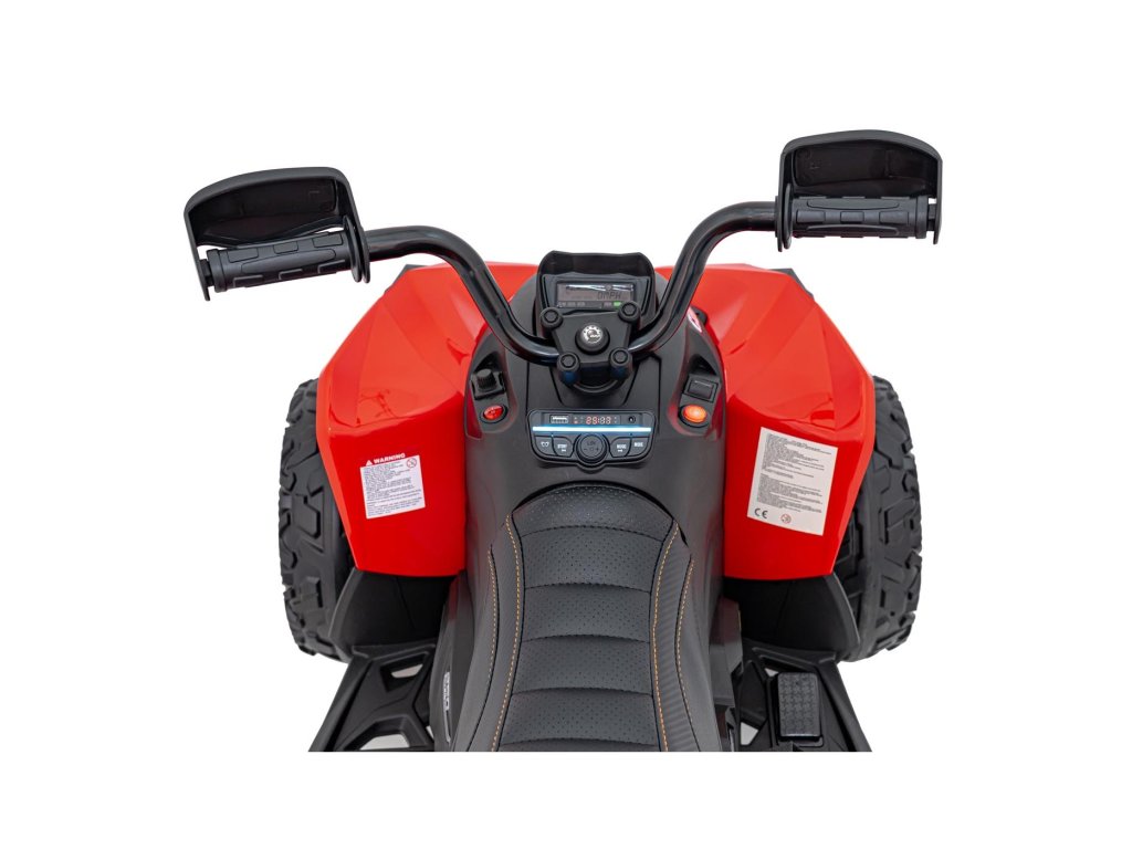 Red 24V Premium Edition Can-Am Renegade 4WD Ride-On Quad ATV for Kids