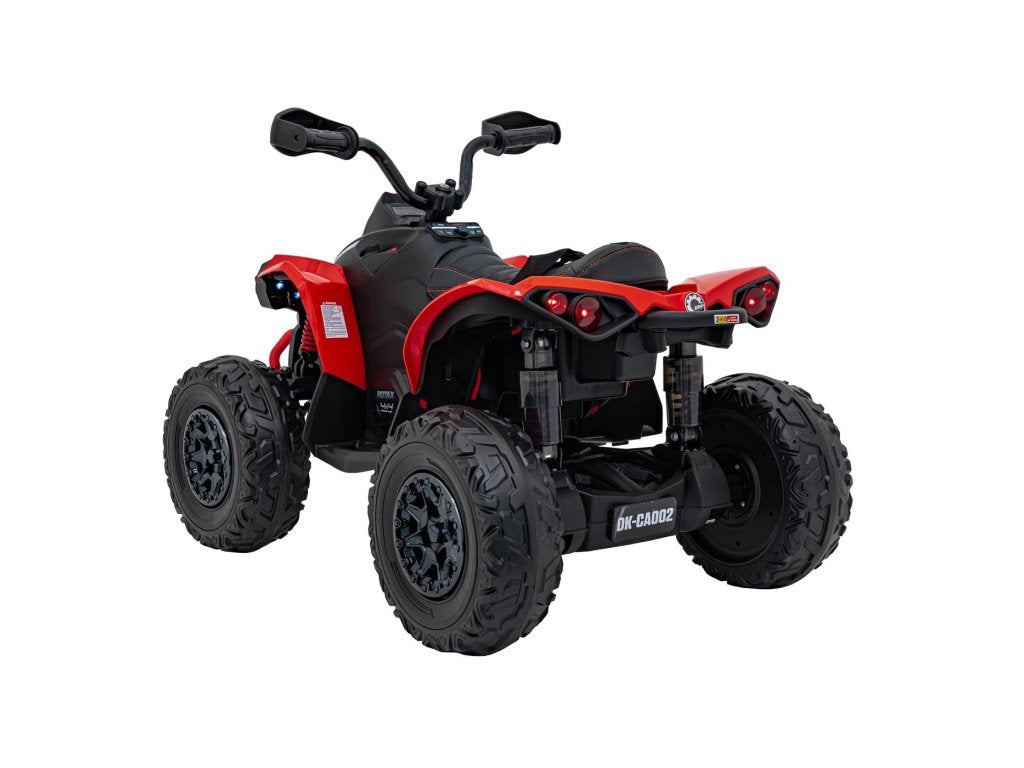 Red 24V Premium Edition Can-Am Renegade 4WD Ride-On Quad ATV for Kids