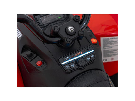 Red 24V Premium Edition Can-Am Renegade 4WD Ride-On Quad ATV for Kids