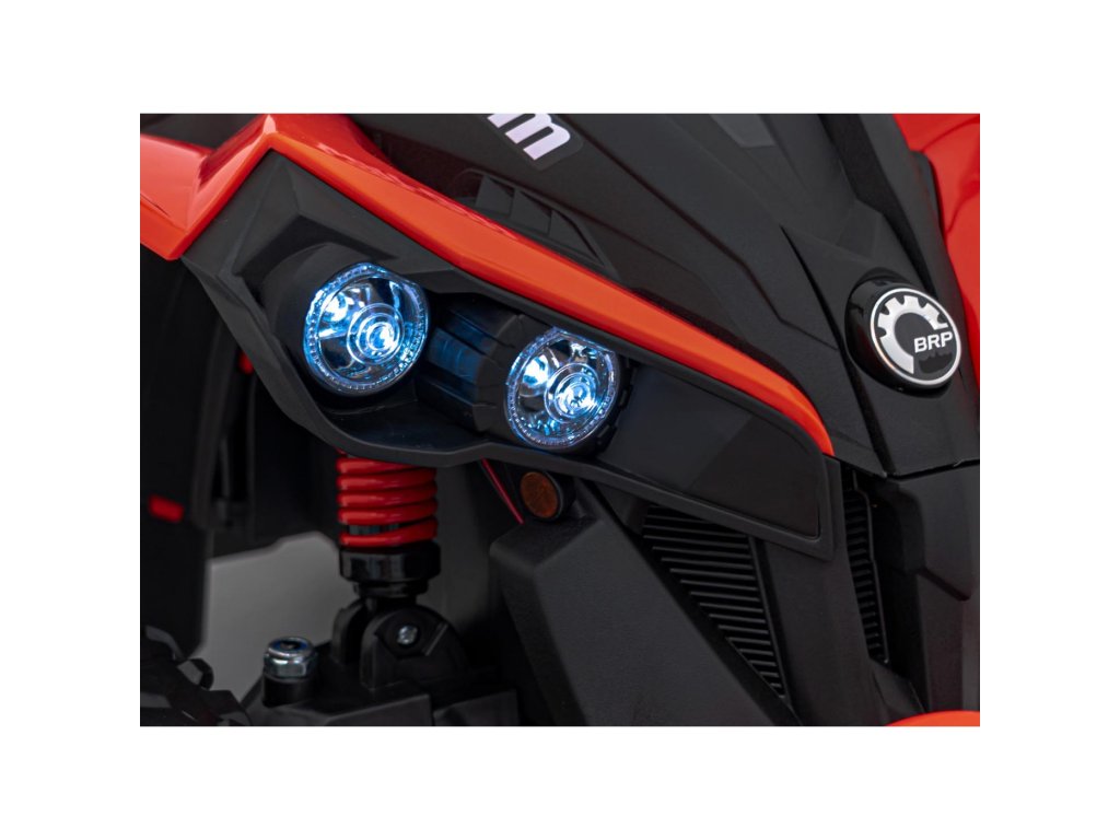 Red 24V Premium Edition Can-Am Renegade 4WD Ride-On Quad ATV for Kids