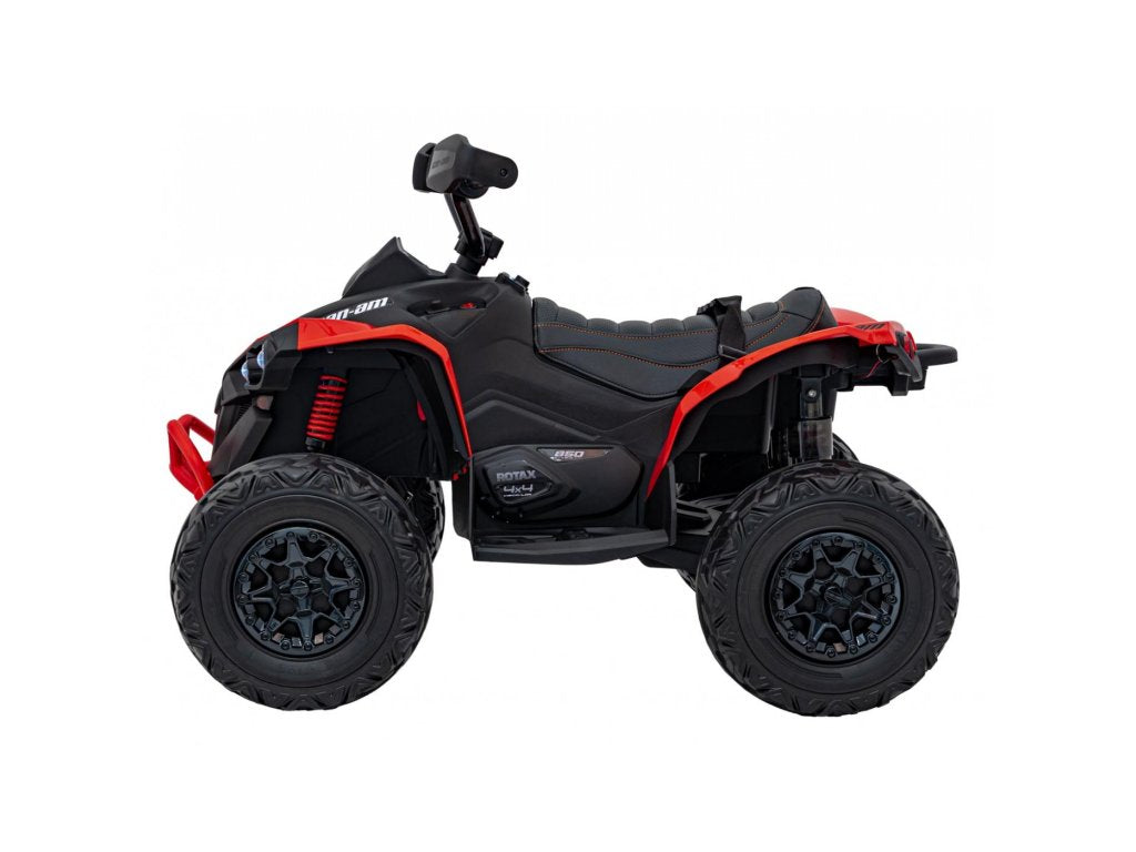 Red 24V Premium Edition Can-Am Renegade 4WD Ride-On Quad ATV for Kids