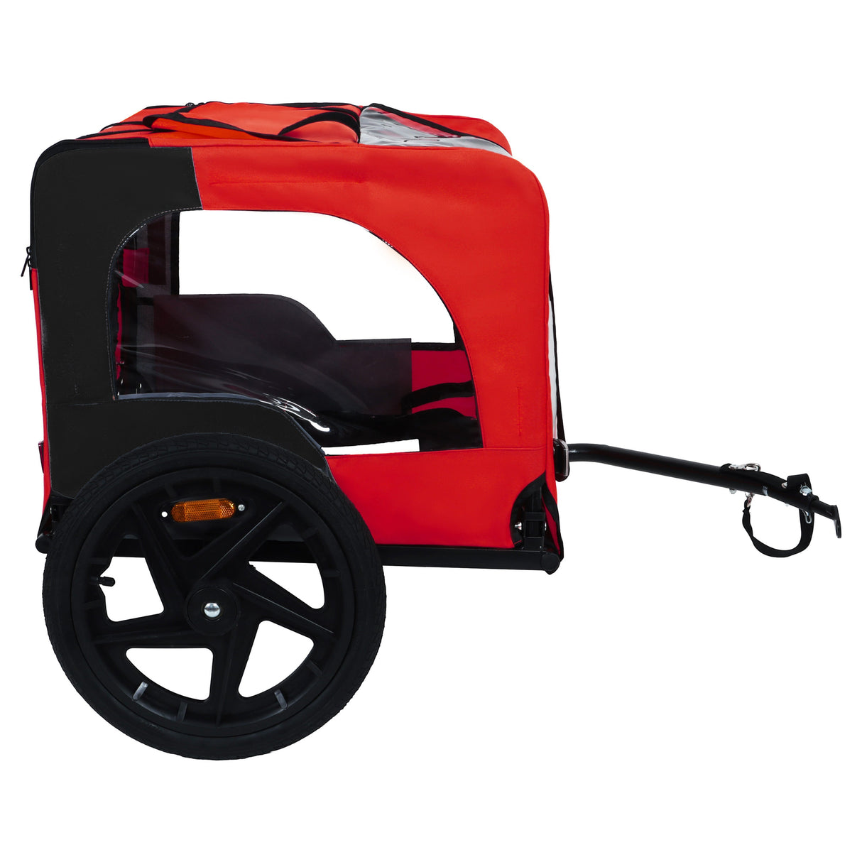 Pet Bike Trailer Dog Cart for Bicycle,Suitable for Small and Medium Pets, Easy Folding Cart Frame, Quick Release Wheel, Non-Slip Floor, Internal Leash