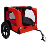 Pet Bike Trailer Dog Cart for Bicycle,Suitable for Small and Medium Pets, Easy Folding Cart Frame, Quick Release Wheel, Non-Slip Floor, Internal Leash