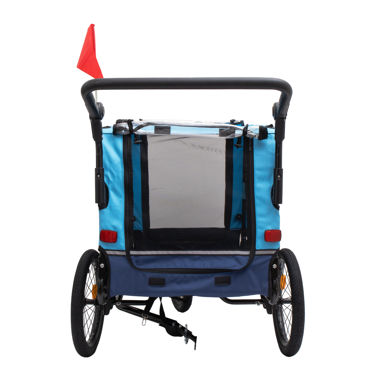 Outdoor Heavy Duty Foldable Utility Pet Stroller Dog Carriers Bicycle Trailer