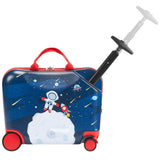 Ride-on Luggage 18-inch Lightweight Kids Scooter Suitcase with Wheels