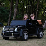 24V 200W Kids Mercedes-Benz Maybach 2-Seater Ride-On SUV with Air-Filled Rubber Tires, Music, Remote