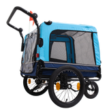 Outdoor Heavy Duty Foldable Utility Pet Stroller Dog Carriers Bicycle Trailer