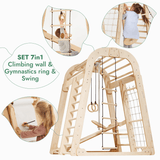 Indoor Playground for Children - 7in1 Playground + Swings Set + Slide Board + Art Set