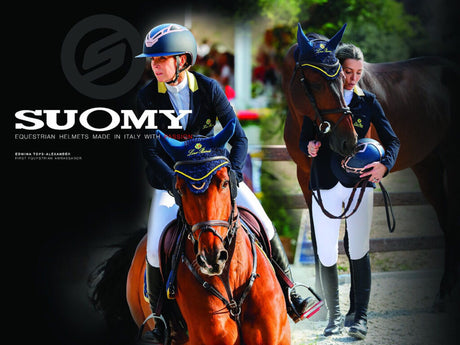 Suomy Apex Riding Helmet – Damask Green (Lady)