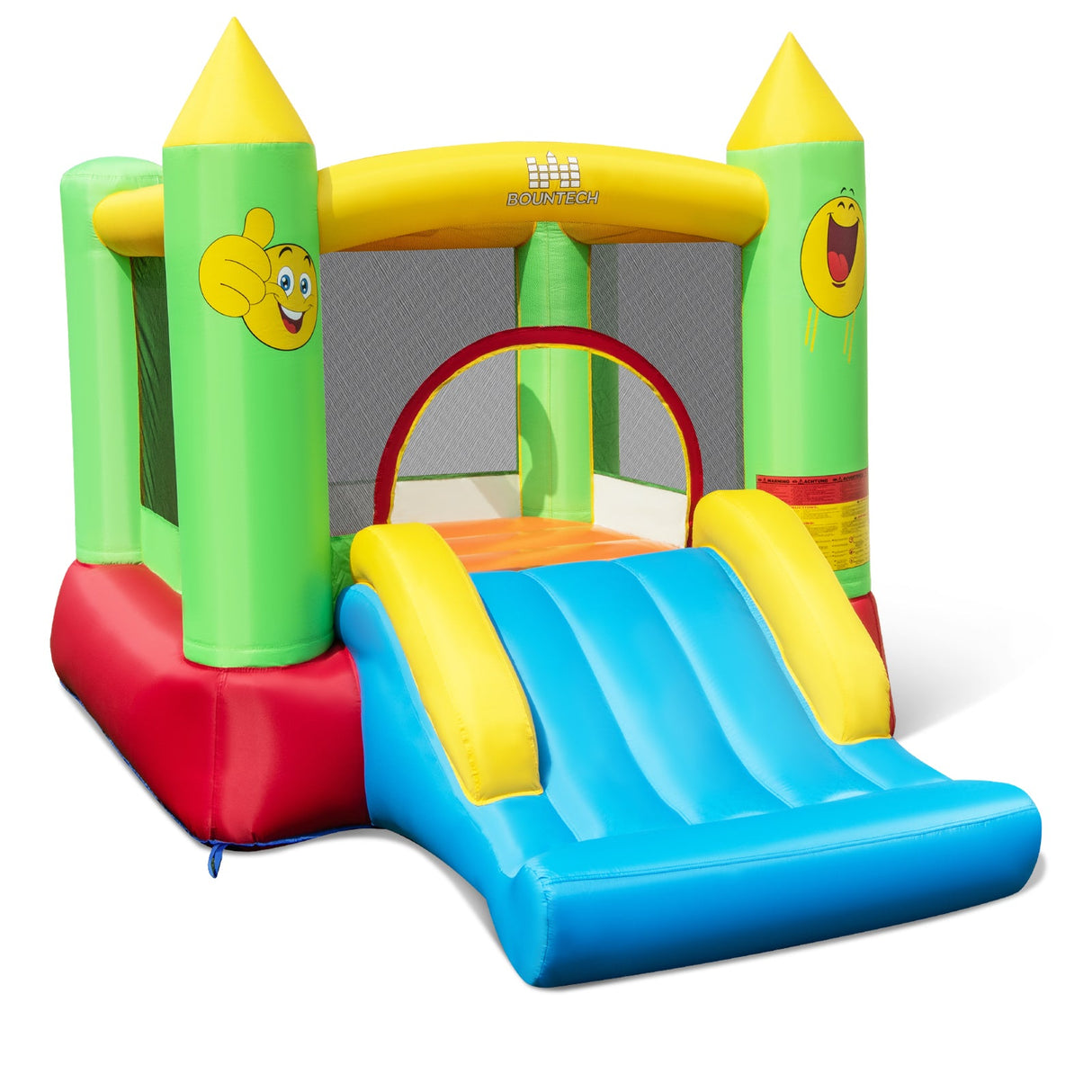 Inflatable Bounce House Kids Blow-up Bouncer with Slide without Blower