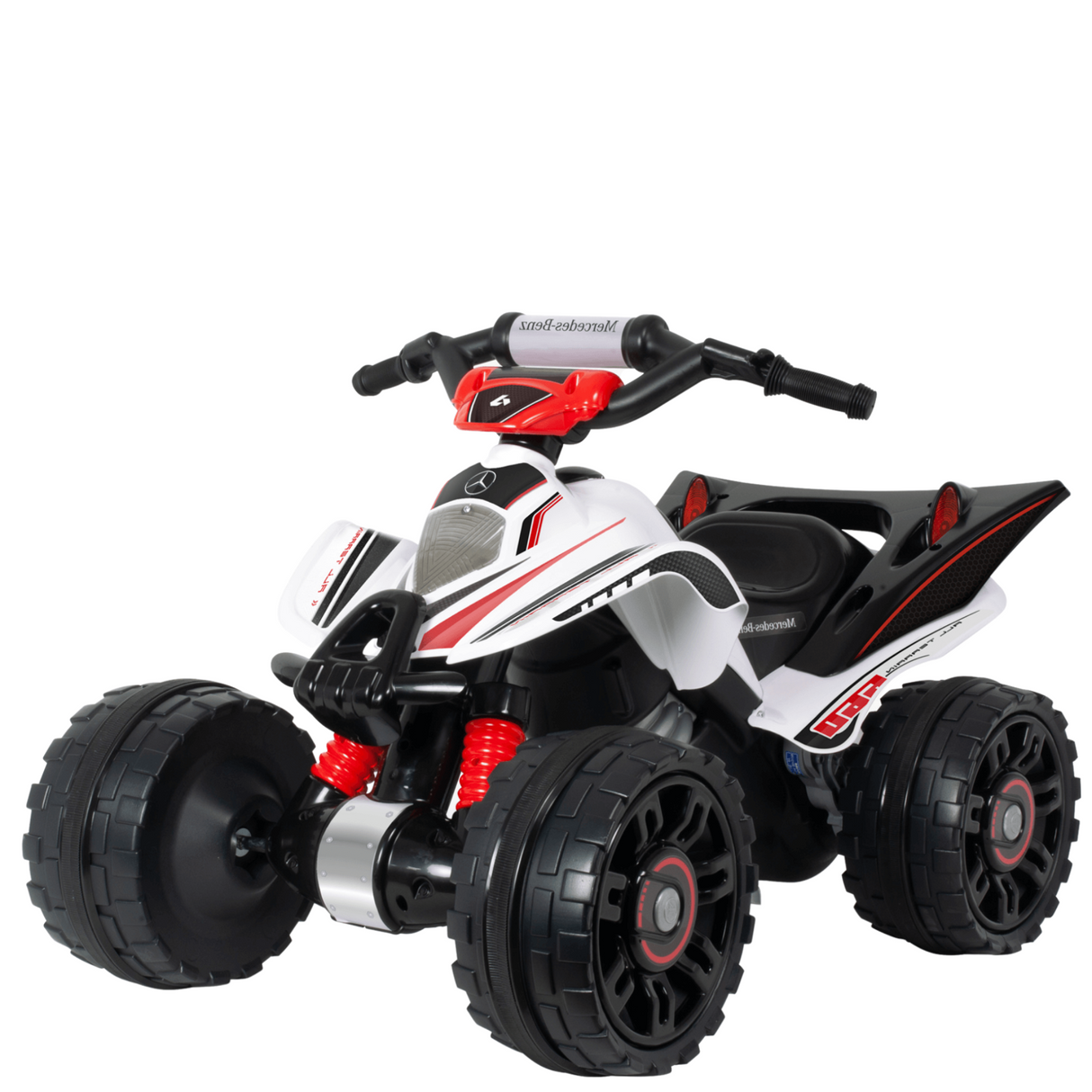 Red 12V INJUSA Official Kawasaki Ride On Quad/ATV for Kids