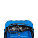 Kids Premium 24V Blue Corvette C8 Dual-Seater: EVA Wheels &amp; Leather Seats with Remote Control