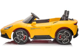 Experience Luxury: Yellow XXL 24V /105W Maserati MC20 | Premium 2-Seater with RC, Leather Seats & Rubber Tires