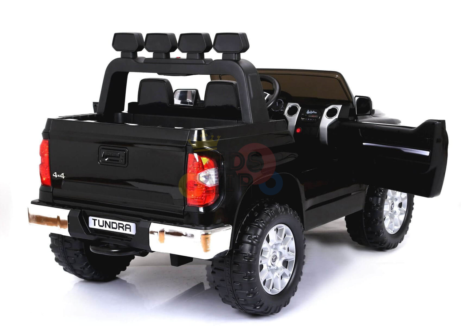 kidsvip 12v toyota tundra kids ride on car 2 seater black 15