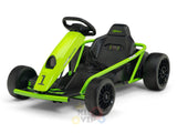 Green 24v Sport Challenger Outdoor Drifting Kids Go Kart