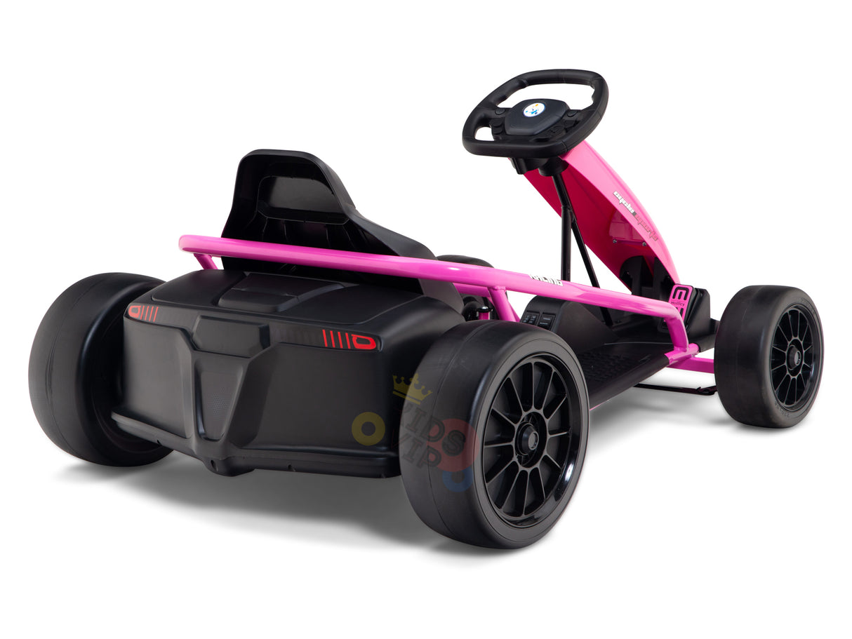 Pink 24v Sport Challenger Drifting Go Kart