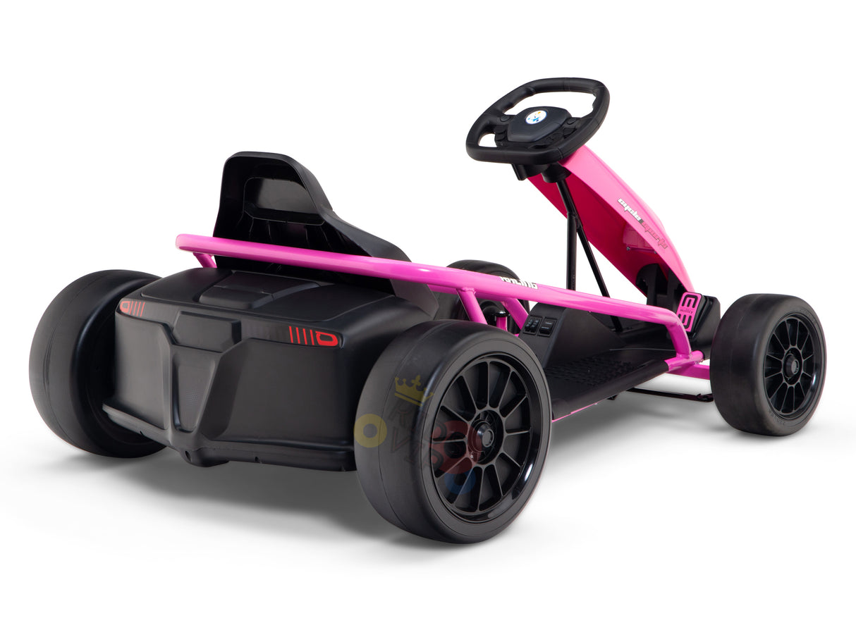 Pink 24v Sport Challenger Drifting Go Kart