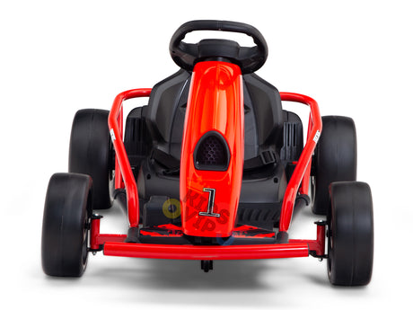 Red 24v Sport Challenger Outdoor Drifting Kids Go Kart