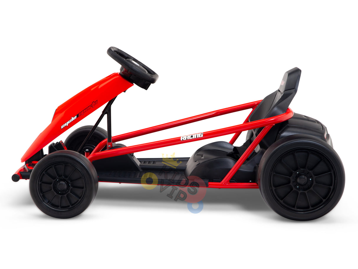 Red 24v Sport Challenger Drifting Go Kart