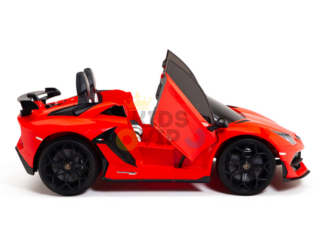 Red 24V Lamborghini Aventador SVJ Ultimate Kids' Ride-On Drifting Car