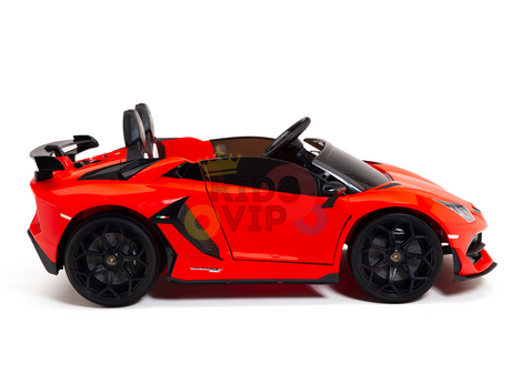 Red 24V Lamborghini Aventador SVJ Ultimate Kids' Ride-On Drifting Car