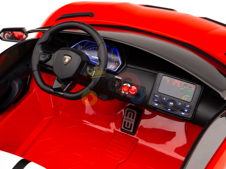 Red 24V Lamborghini Aventador SVJ Ultimate Kids' Ride-On Drifting Car