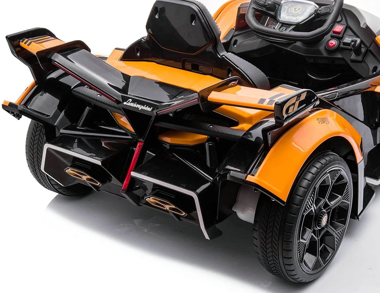 Orange 12V Official Lamborghini Vision GT Kids Ride on car