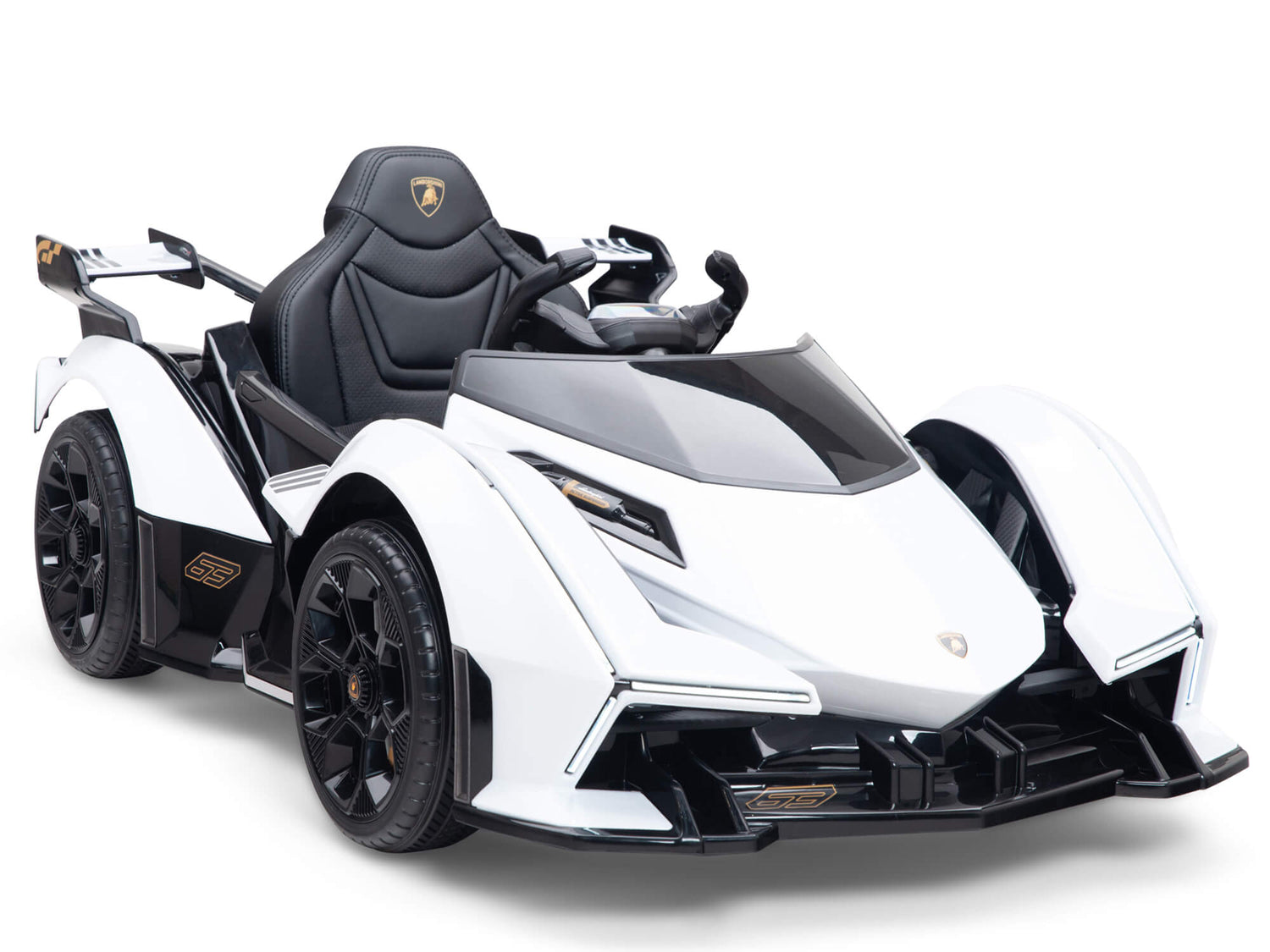 White 12V Official Lamborghini Vision GT Kids Ride on car