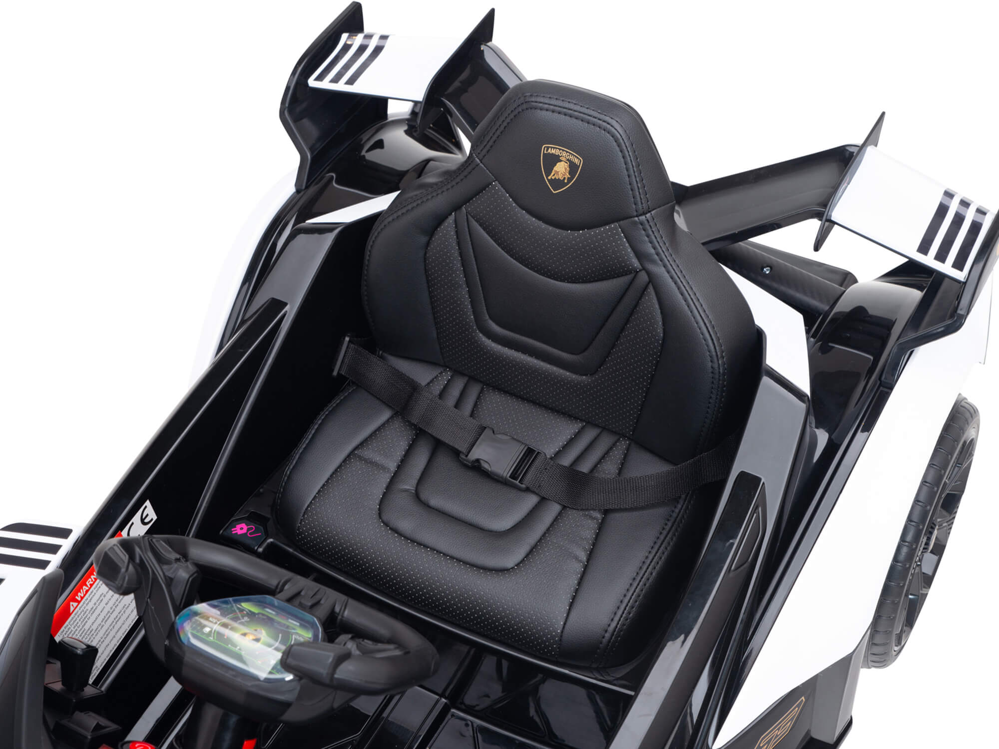 White 12V Official Lamborghini Vision GT Kids Ride on car