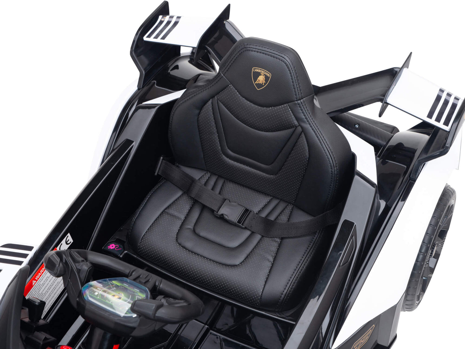 White 12V Official Lamborghini Vision GT Kids Ride on car