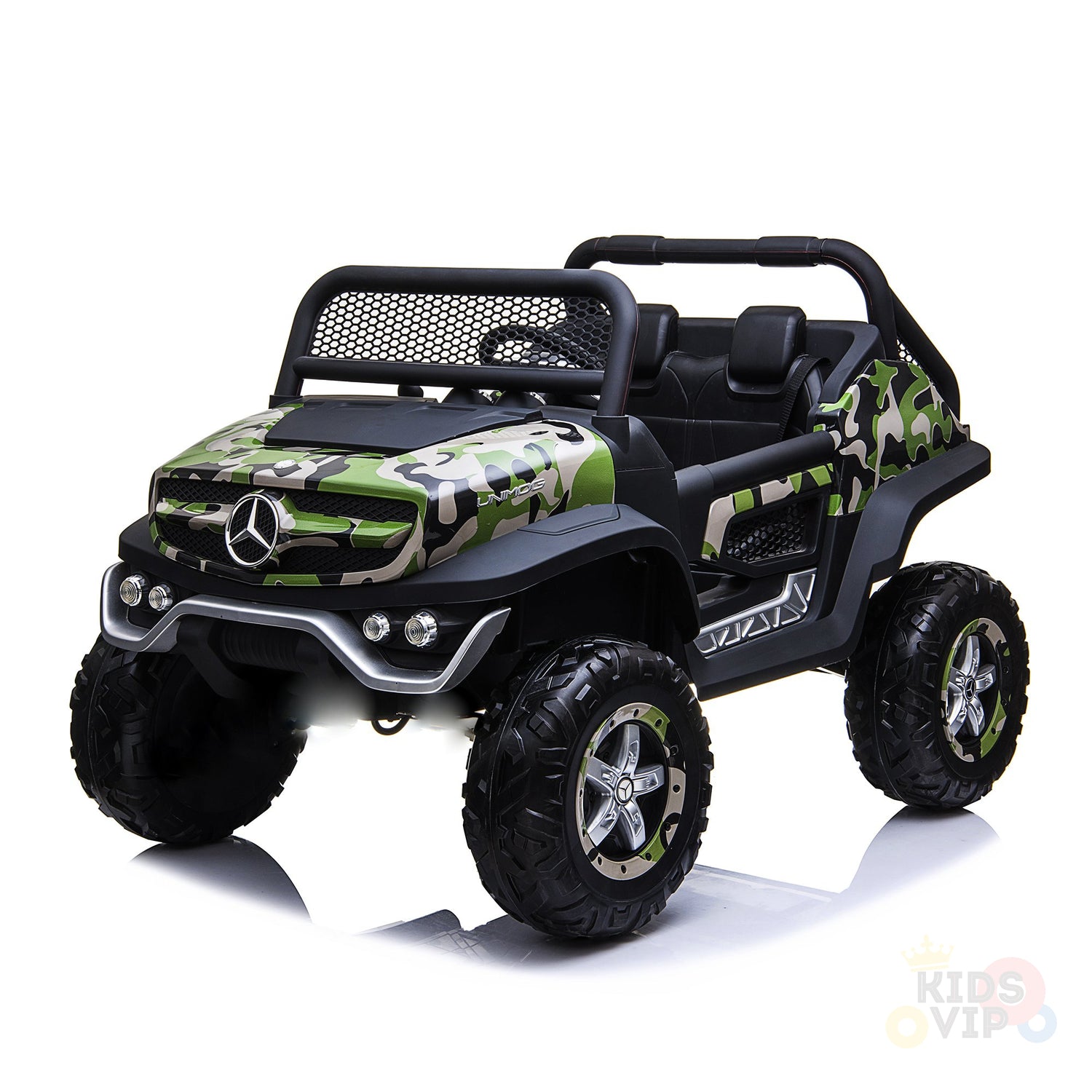kidsvip mercedes unimog 24v ride on truck kids and toddlers army 3