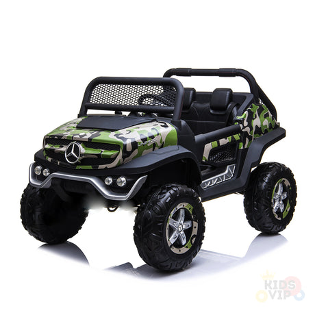 kidsvip mercedes unimog 24v ride on truck kids and toddlers army 3