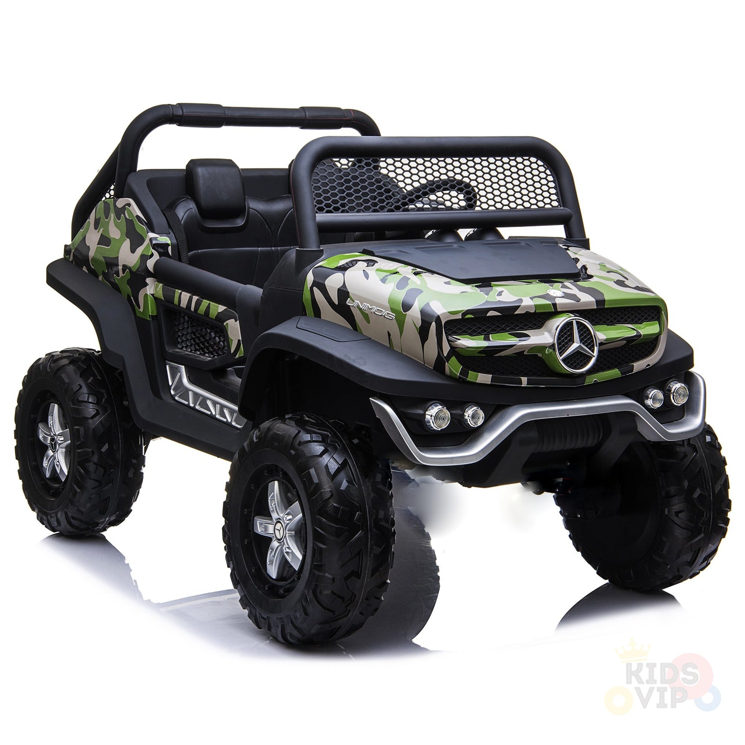kidsvip mercedes unimog 24v ride on truck kids and toddlers army 7