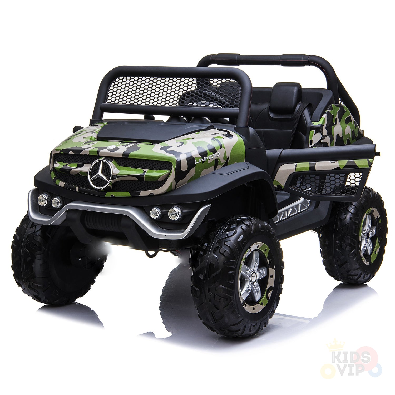 kidsvip mercedes unimog 24v ride on truck kids and toddlers army 9